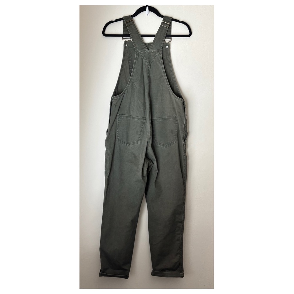 Toad & Co. Cottonwood Overall Size Medium Green Organic Cotton Blend Outdoor - Picture 6 of 11